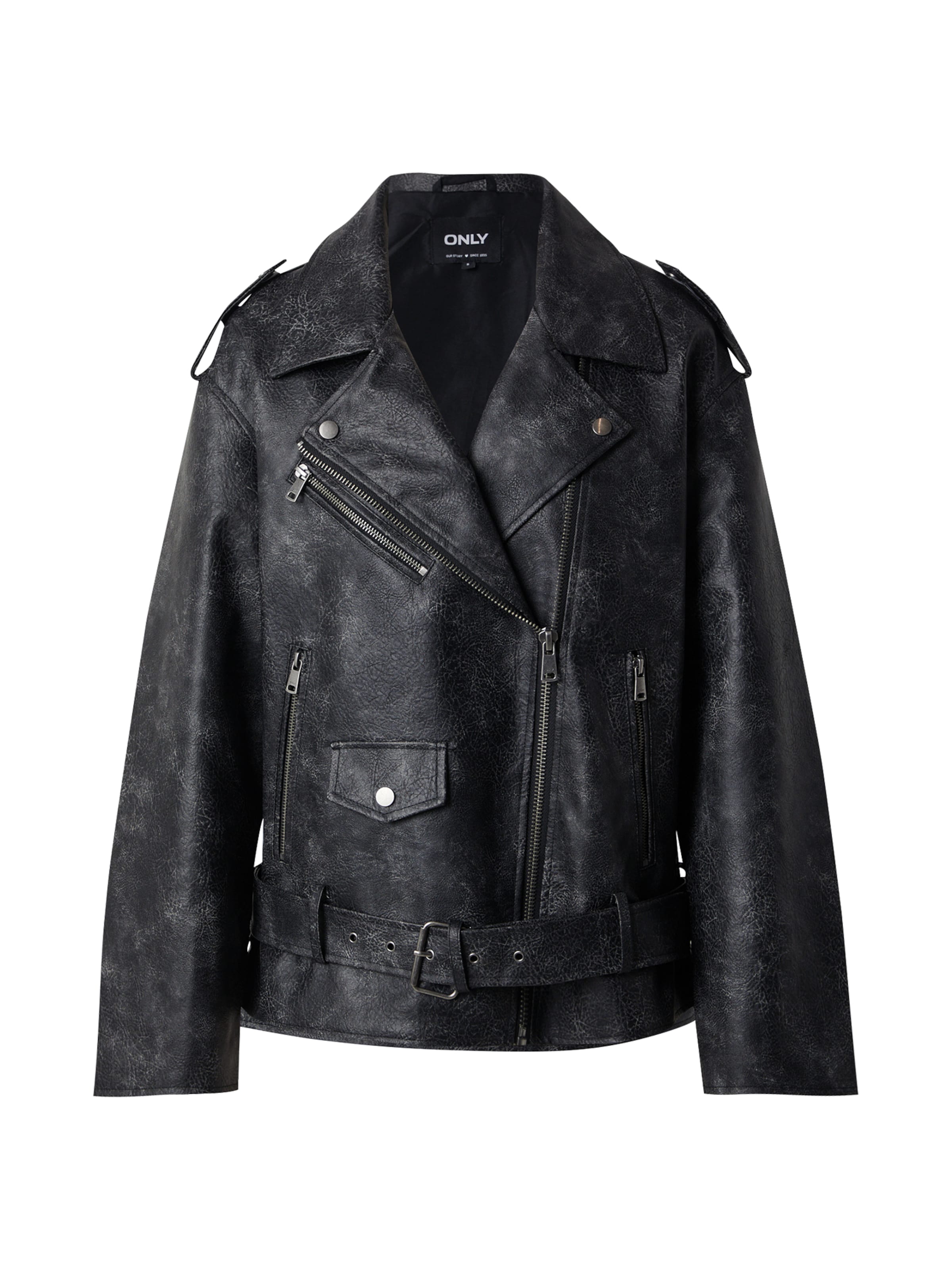 ONLY Between-Season Jacket 'ONLWAVES' in Black: front