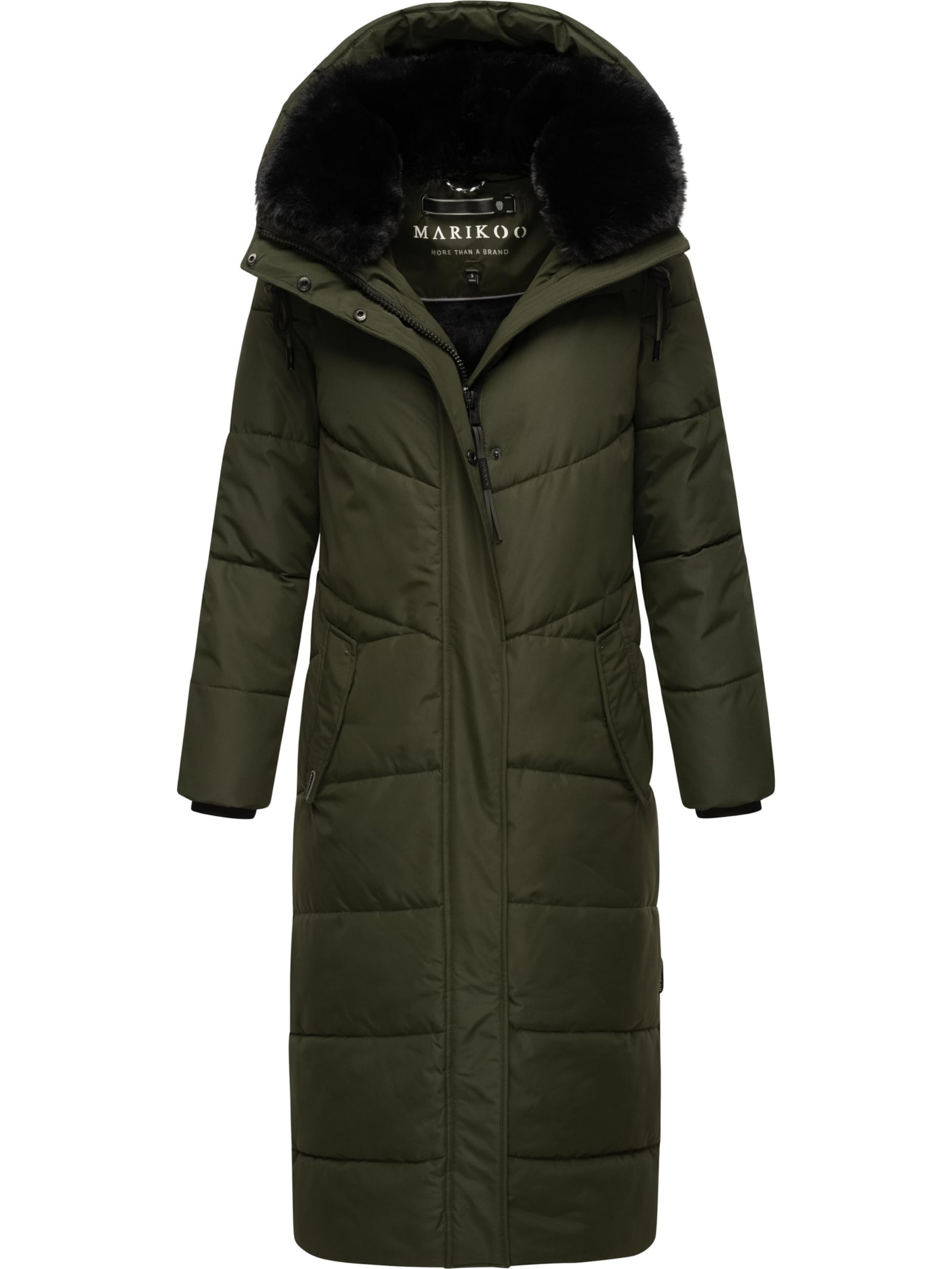 Manteau d’hiver 'Hingucker XIV-1' MARIKOO en vert : devant