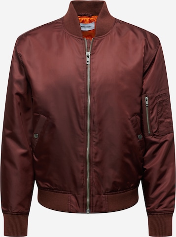 ABOUT YOU Between-Season Jacket 'Levin' in Brown: front