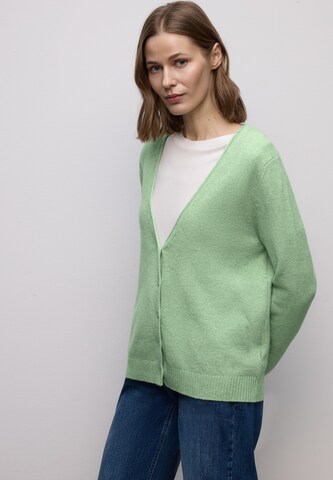 STREET ONE Strickjacke in Grün: Vorderseite