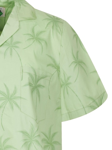 KY's Regular Fit Hemd 'Palmshadow' in Grün