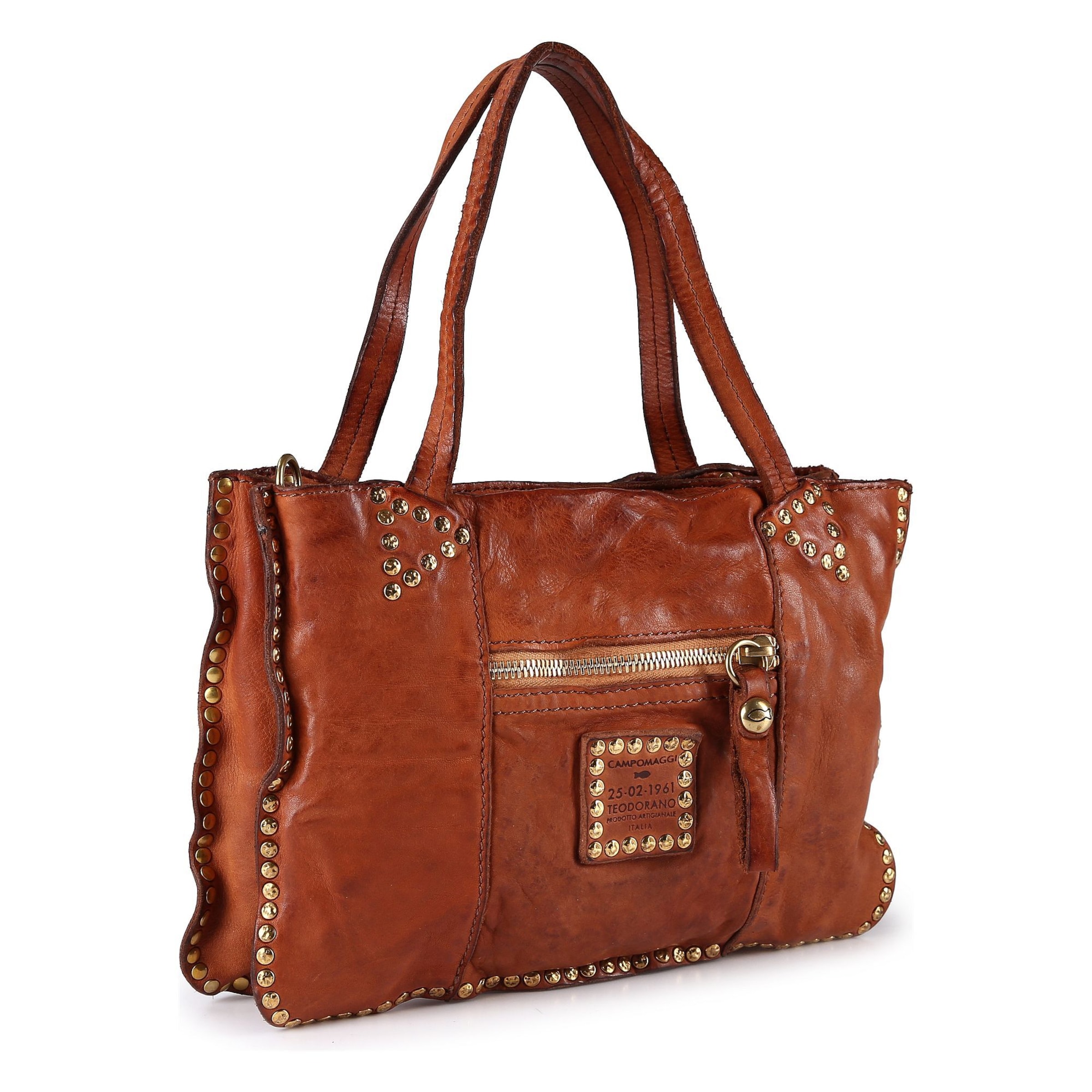 Sac bandoulière 'Cora' Campomaggi en marron