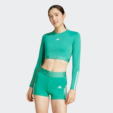 ADIDAS PERFORMANCE Funktsionaalne särk 'Hyperglam', värv roheline: eest vaates