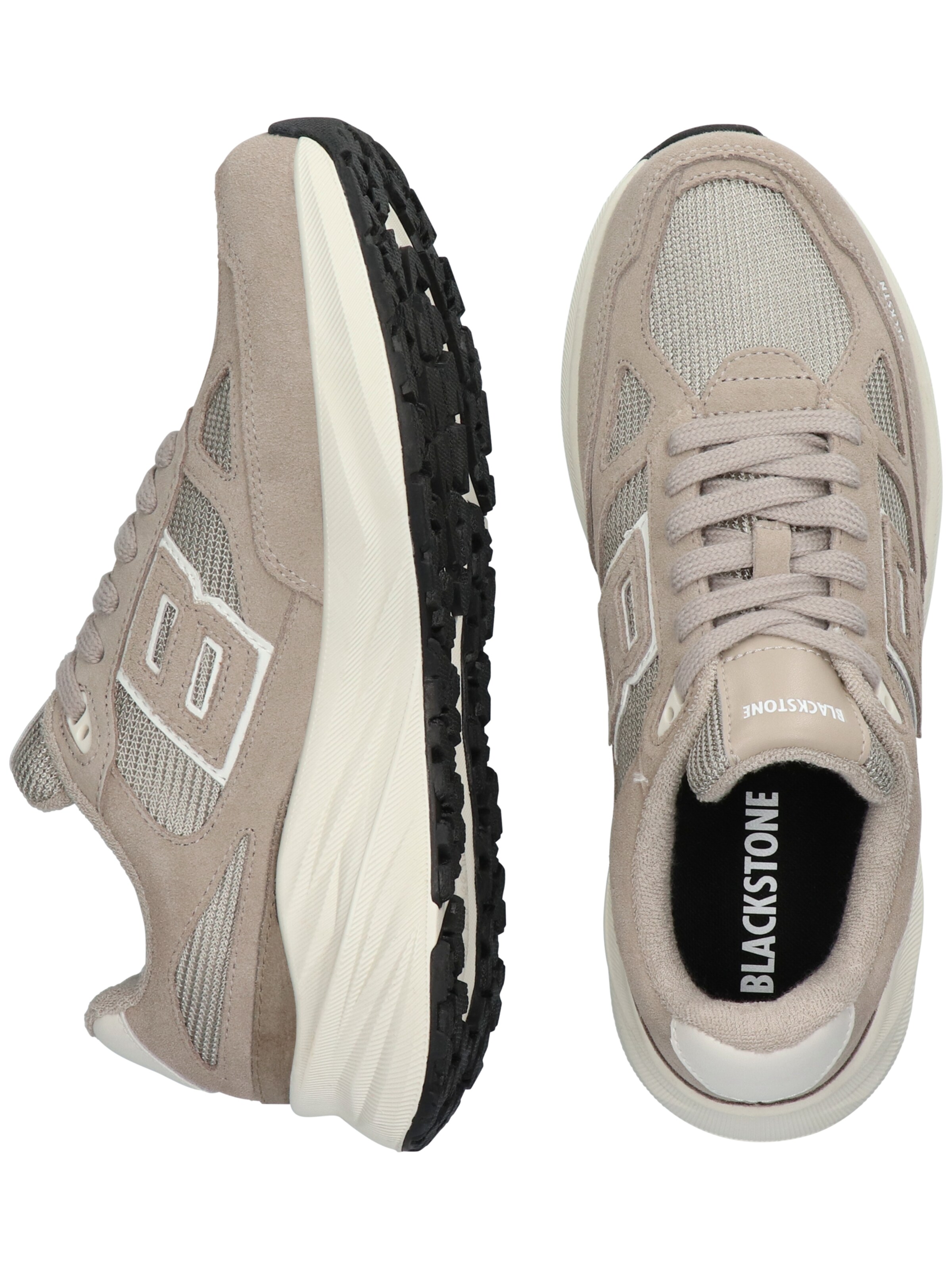 BLACKSTONE Låg sneaker 'Flint Moss DG531' i brun