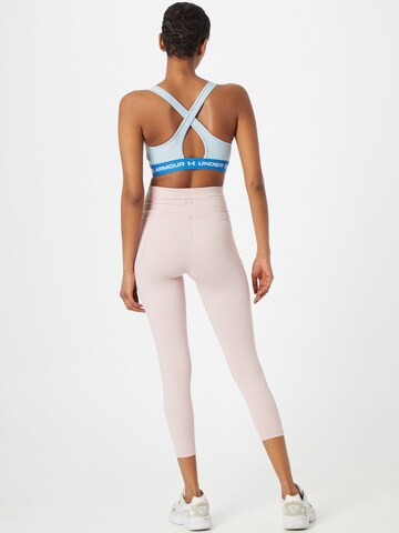 UNDER ARMOUR Skinny Sporthose 'Meridian' in Pink