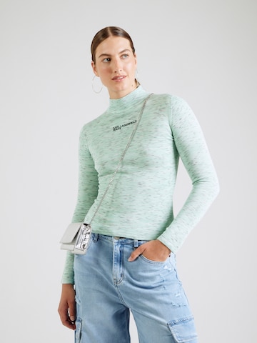 KARL LAGERFELD JEANS Pulóver - kék: elől