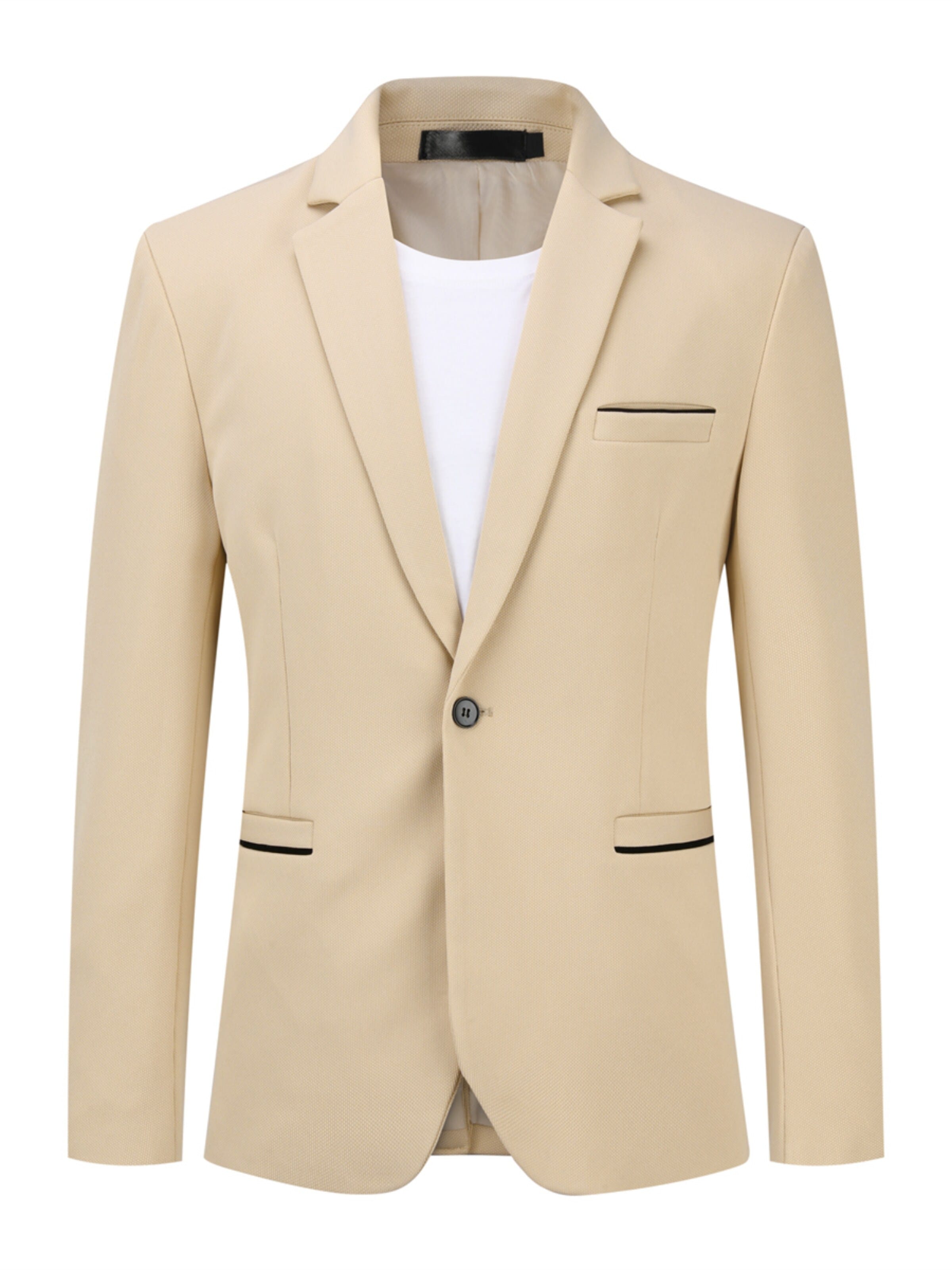 YOUTHUP Slim fit Suit 'Einheit' in Beige