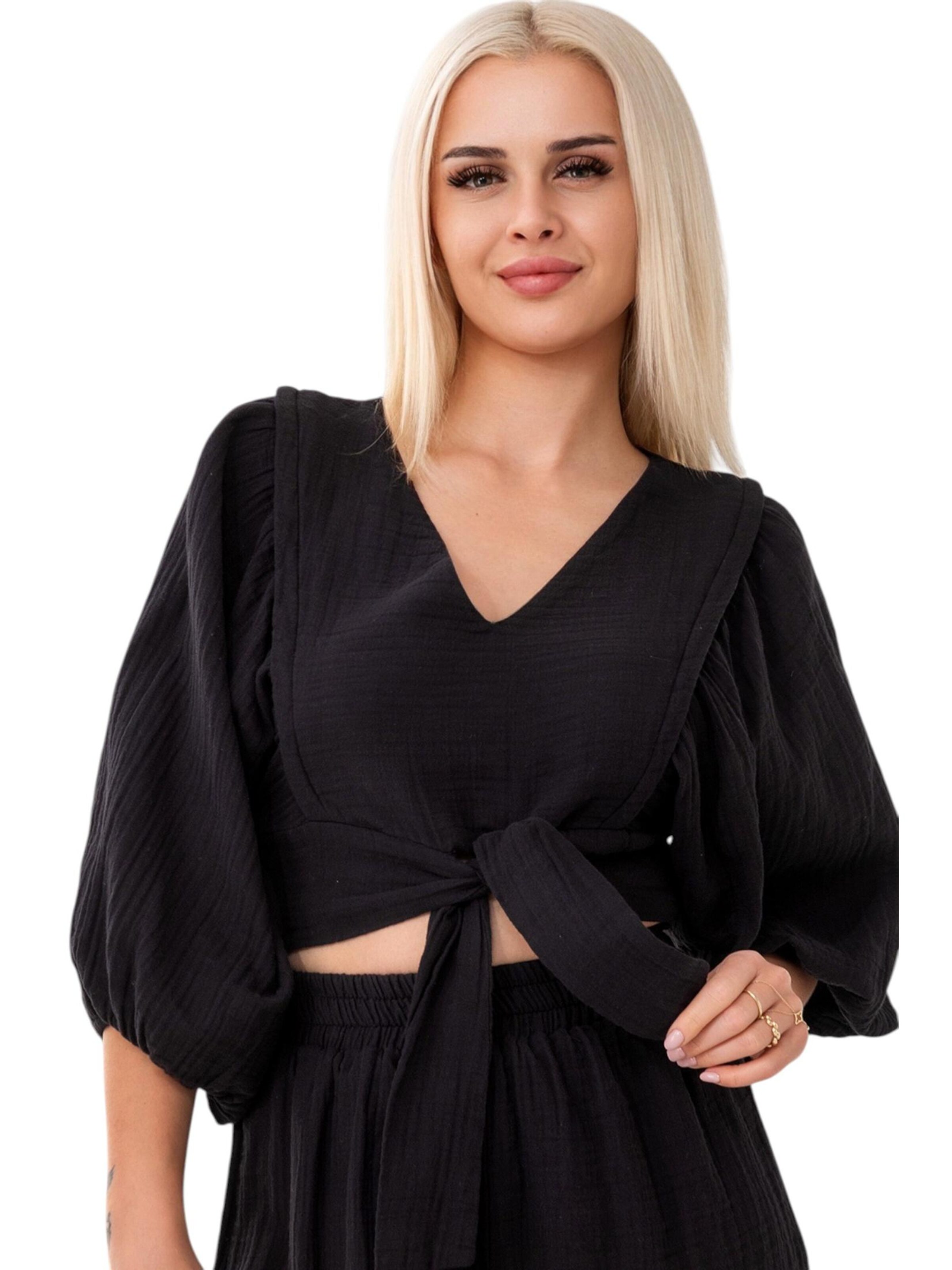 Tenue d'intérieur 'FLOWSET' WENOR en noir