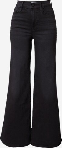 FRAME Wide leg Jeans in Black: front