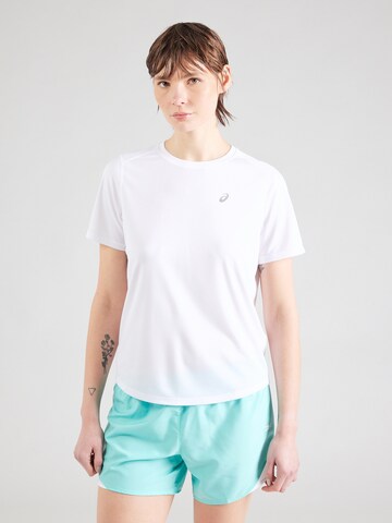 T-shirt fonctionnel ASICS en blanc : devant