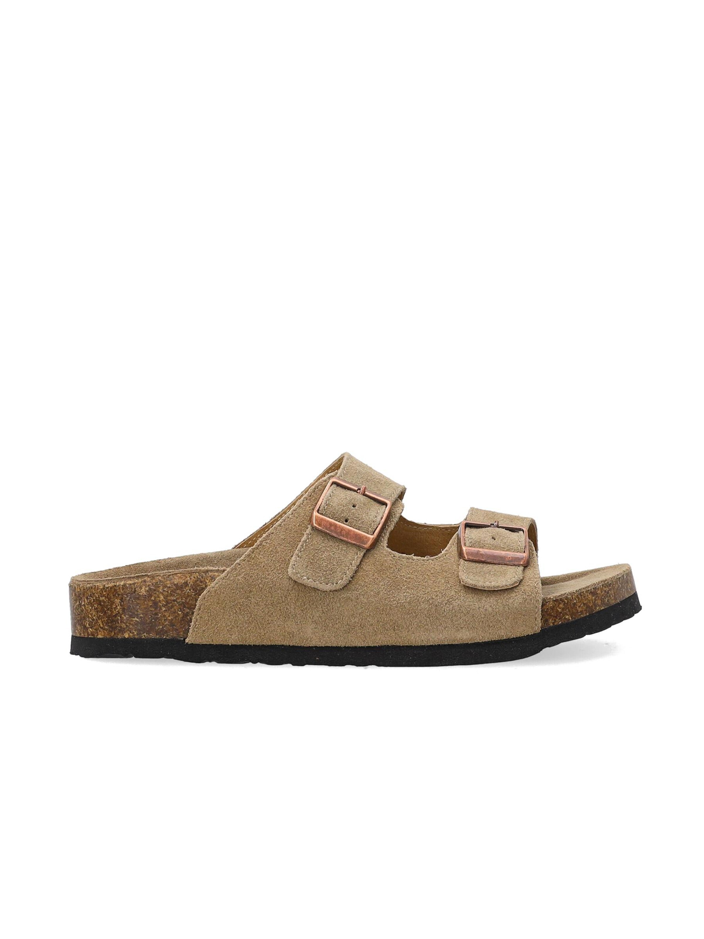 VENEZIA Mules 'Venezia' in Green: front