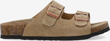 VENEZIA Mules 'Venezia' in Green: front