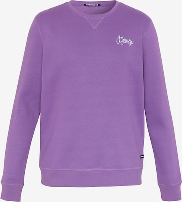 CHIEMSEE Sweatshirt in Lila: Vorderseite