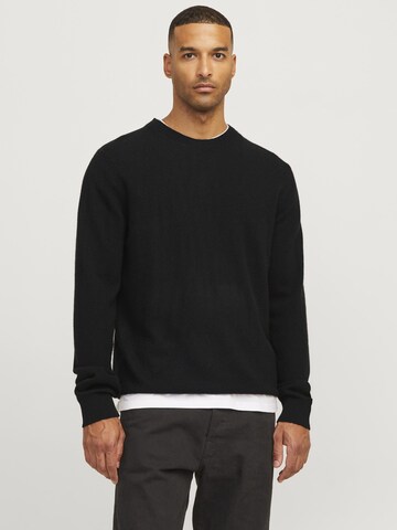 Pull-over 'Brooks' R.D.D. ROYAL DENIM DIVISION en noir : devant