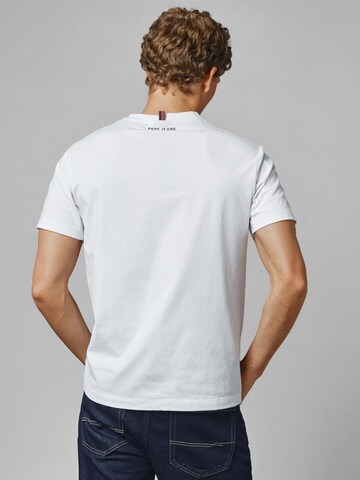 T-Shirt Pepe Jeans en blanc