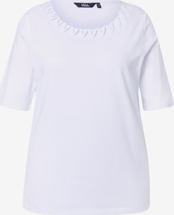 Ulla Popken Shirt in Weiß: Vorderseite