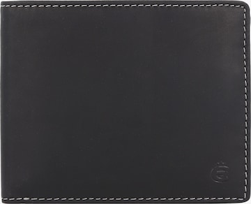 Porte-monnaies 'Dallas' Esquire en noir : devant