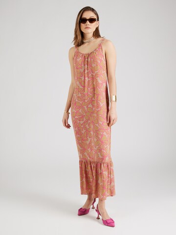 Robe d’été 'ALMA' ONLY en marron : devant