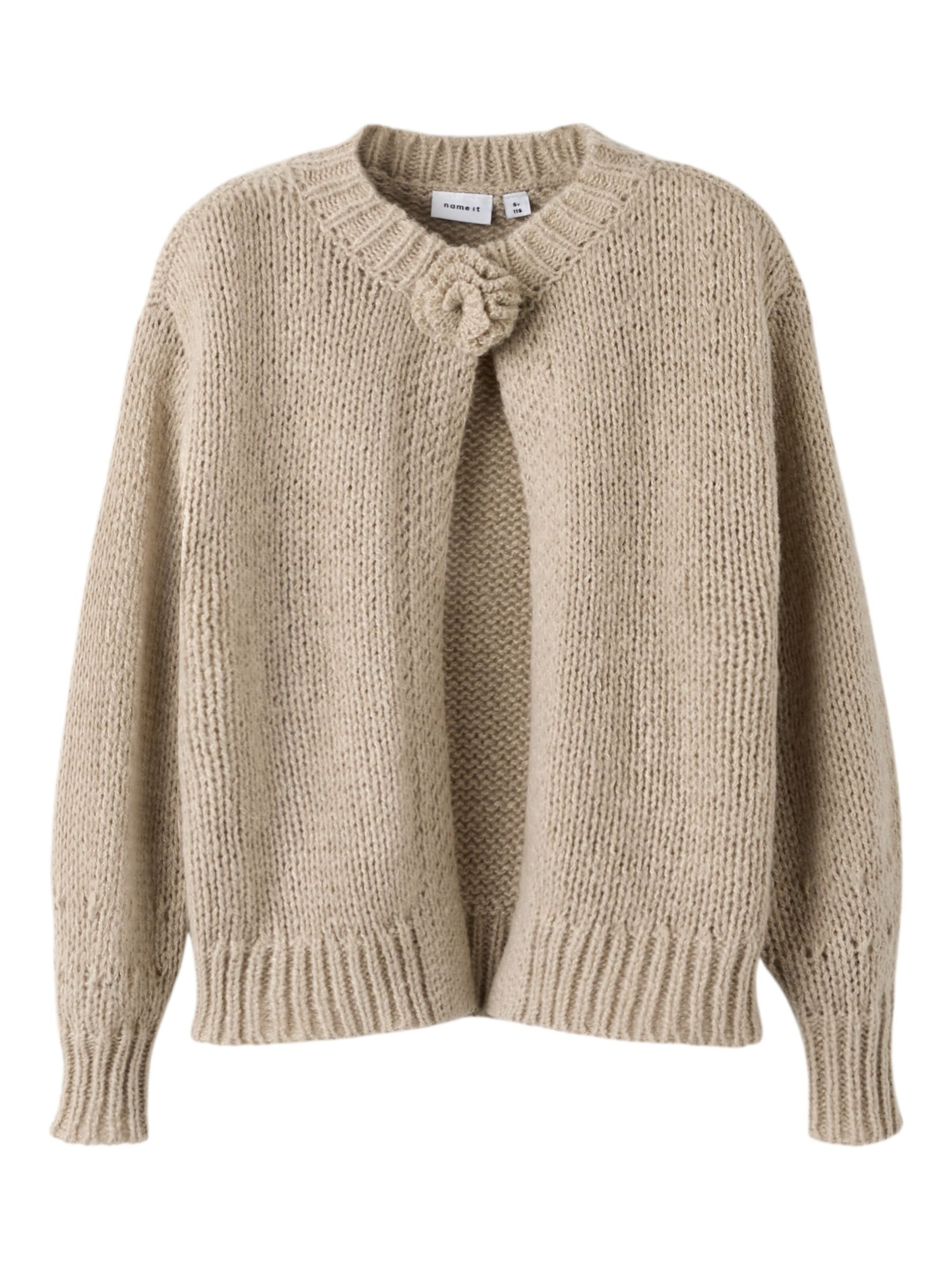 NAME IT Cardigan i beige: forside