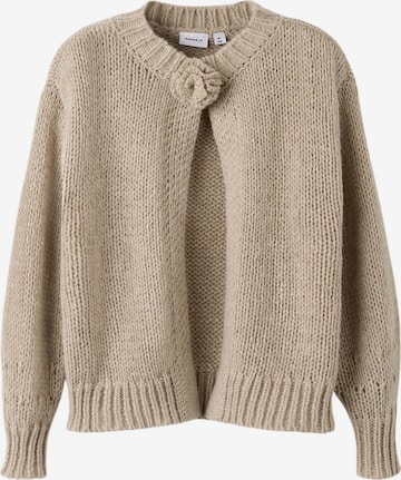 Cardigan NAME IT en beige : devant