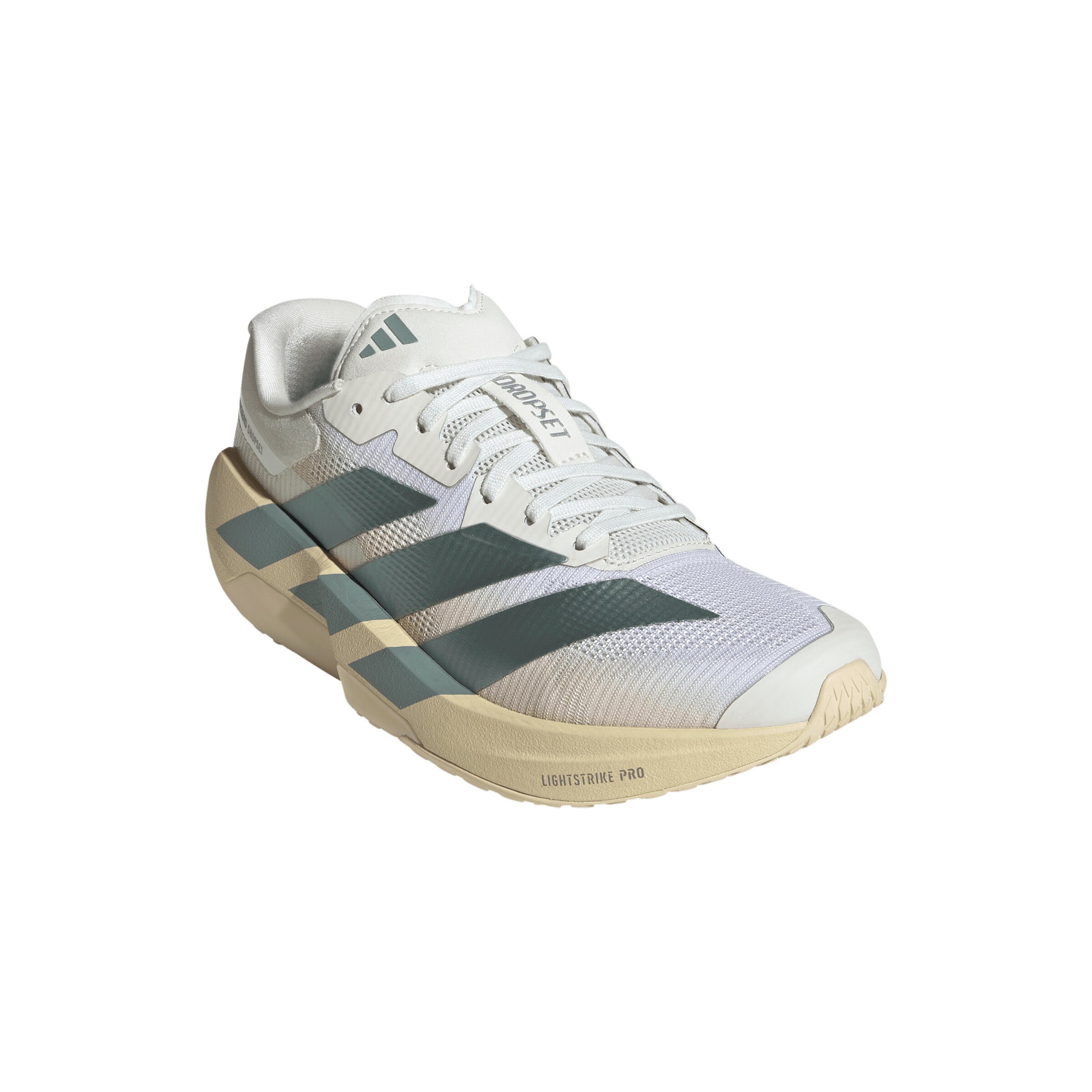 ADIDAS PERFORMANCE Urheilukengät 'ADIZERO DROPSET PRO' värissä valkoinen: etupuoli