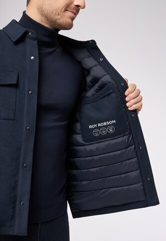 Veste en polaire ROY ROBSON en bleu