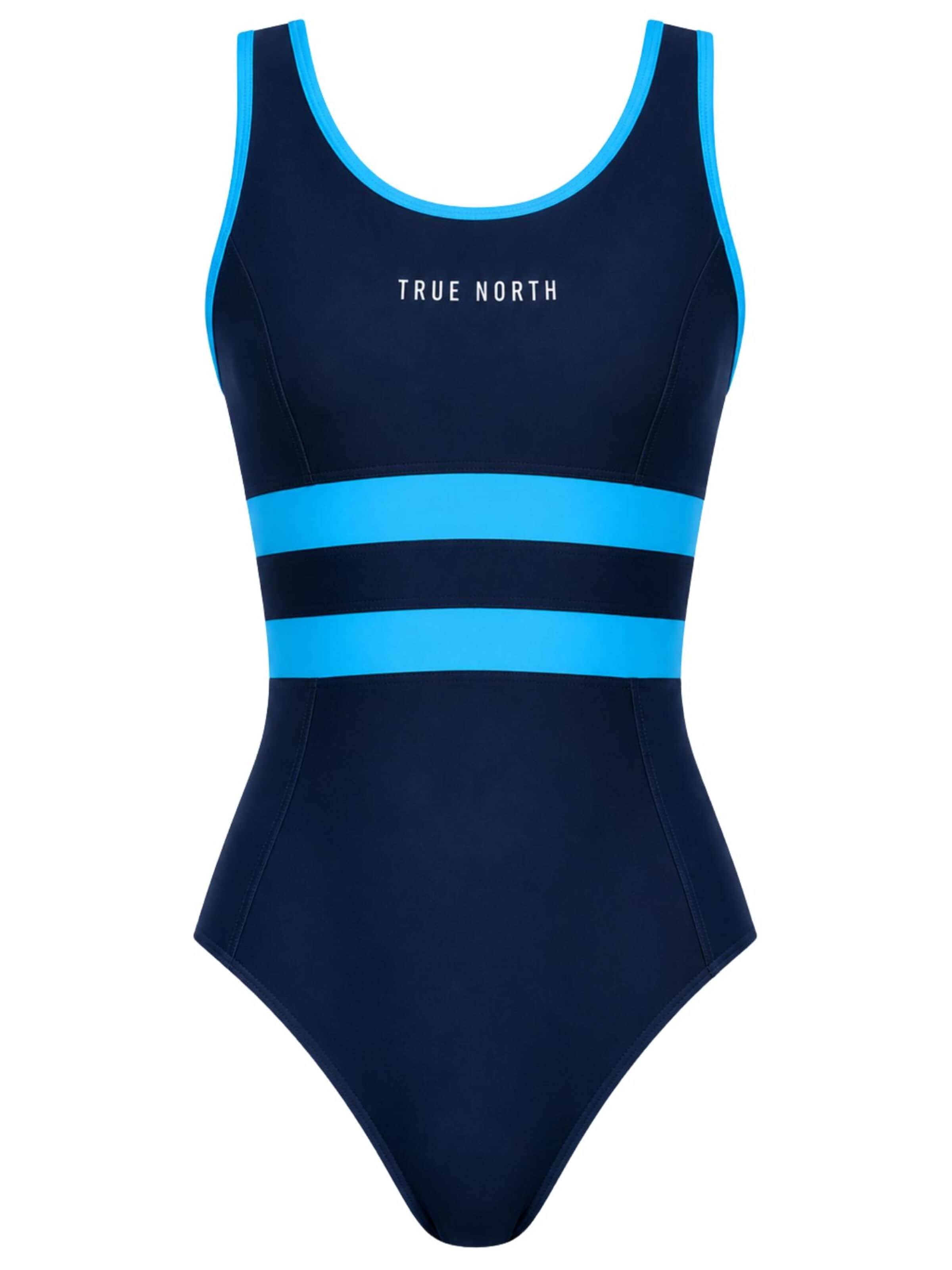 True North Active Swimsuit 'Damen Sport-Badeanzug – Nachhaltig, ECONYL® Recycled, Made in EU, Schnelltrocknend' in S in Dark blue, Item view