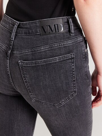 juoda VERO MODA Prigludęs Džinsai 'VMROSIE'