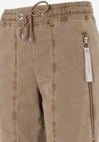 MAC Tapered Pants 'Future Worker' in Brown
