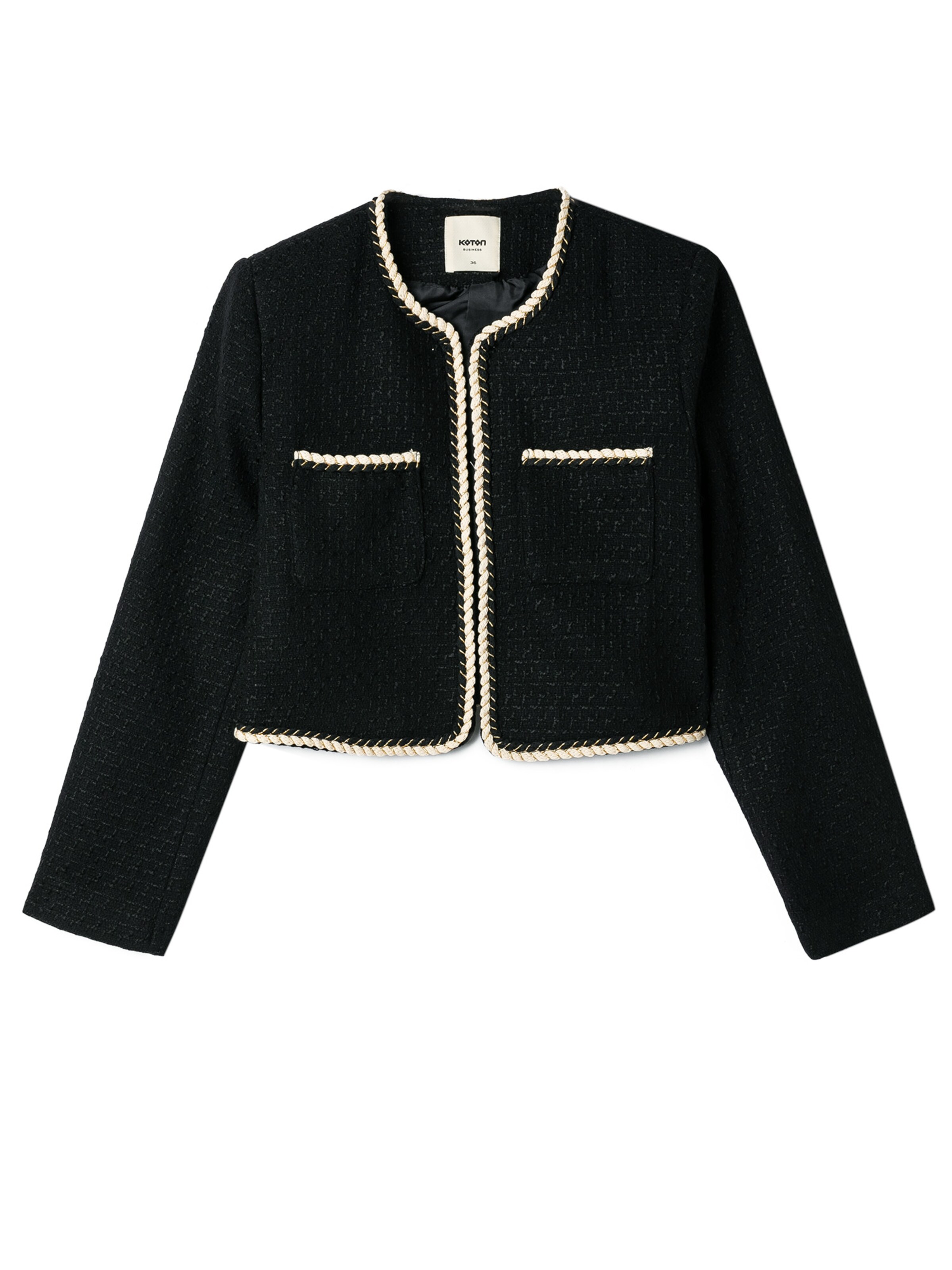 Koton Blazer in Schwarz: Vorderseite