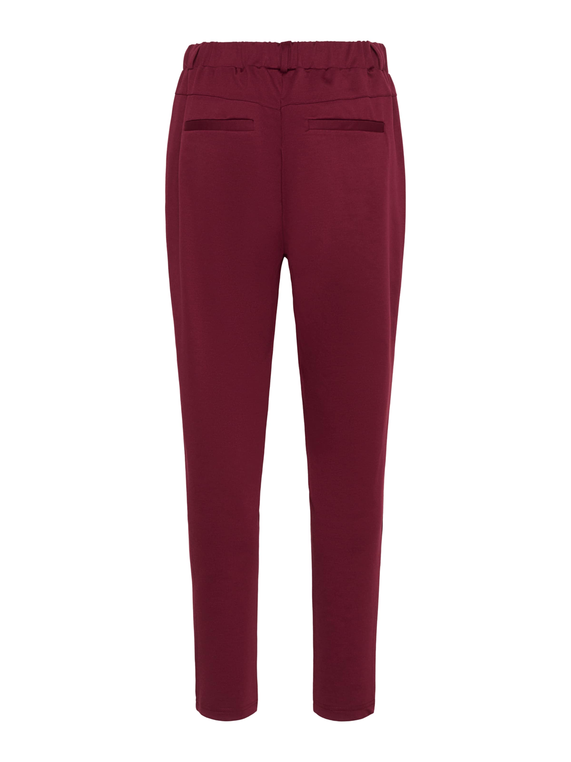 Regular Pantalon à pince 'Jenny' Kaffe en rouge