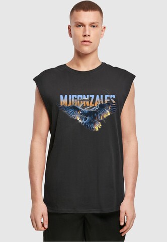 MJ Gonzales Top 'Eagle V.2' in Schwarz: Vorderseite