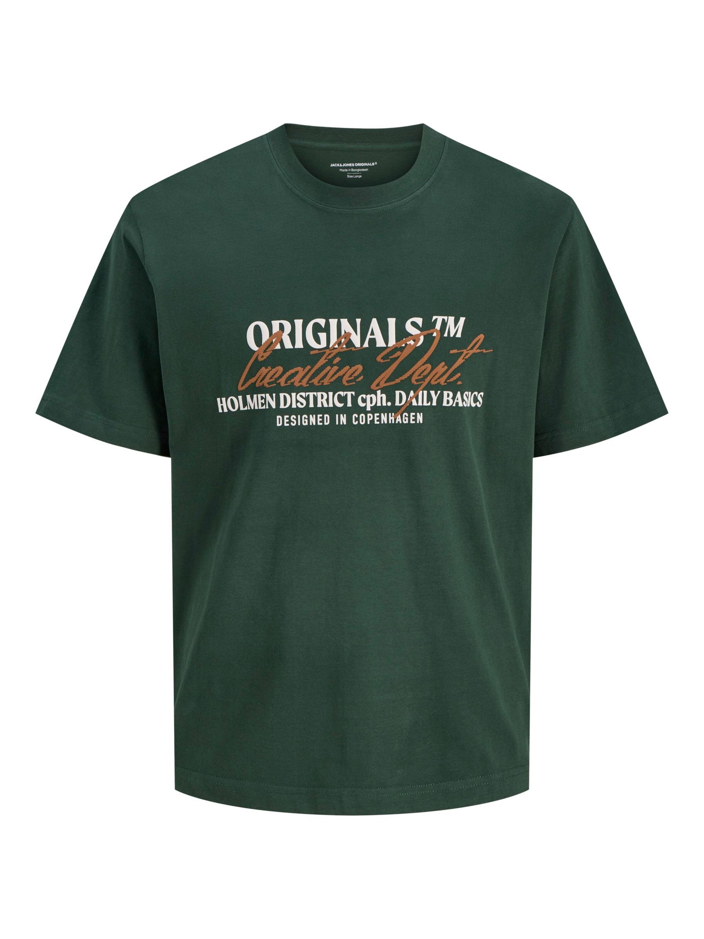 JACK & JONES Shirt in Green: front