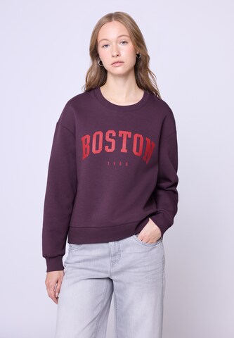 Street One Studio Sweatshirt in Lila: Vorderseite