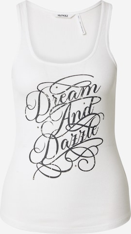 Monki Toppi värissä valkoinen: etupuoli