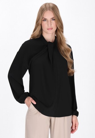 DreiMaster Klassik Blouse in Black: front