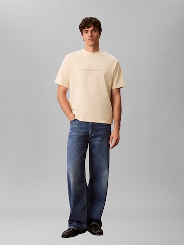 T-Shirt Calvin Klein Jeans en jaune