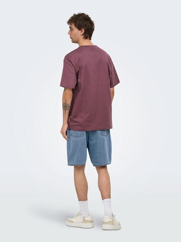 Only & Sons Loosefit Τζιν 'ONSFade' σε μπλε