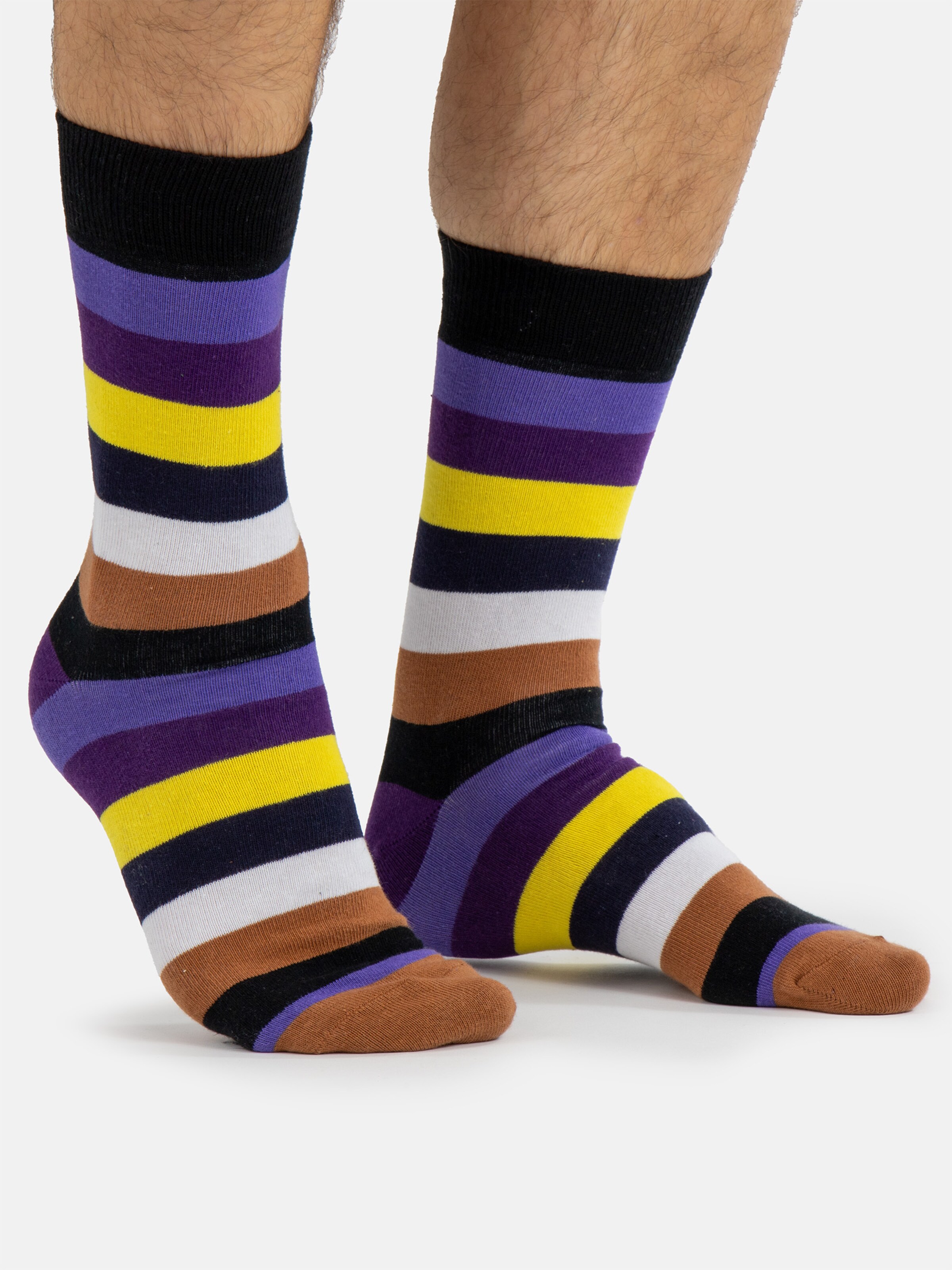 Occulto Socken 'Sigi' in Mischfarben: Vorderseite