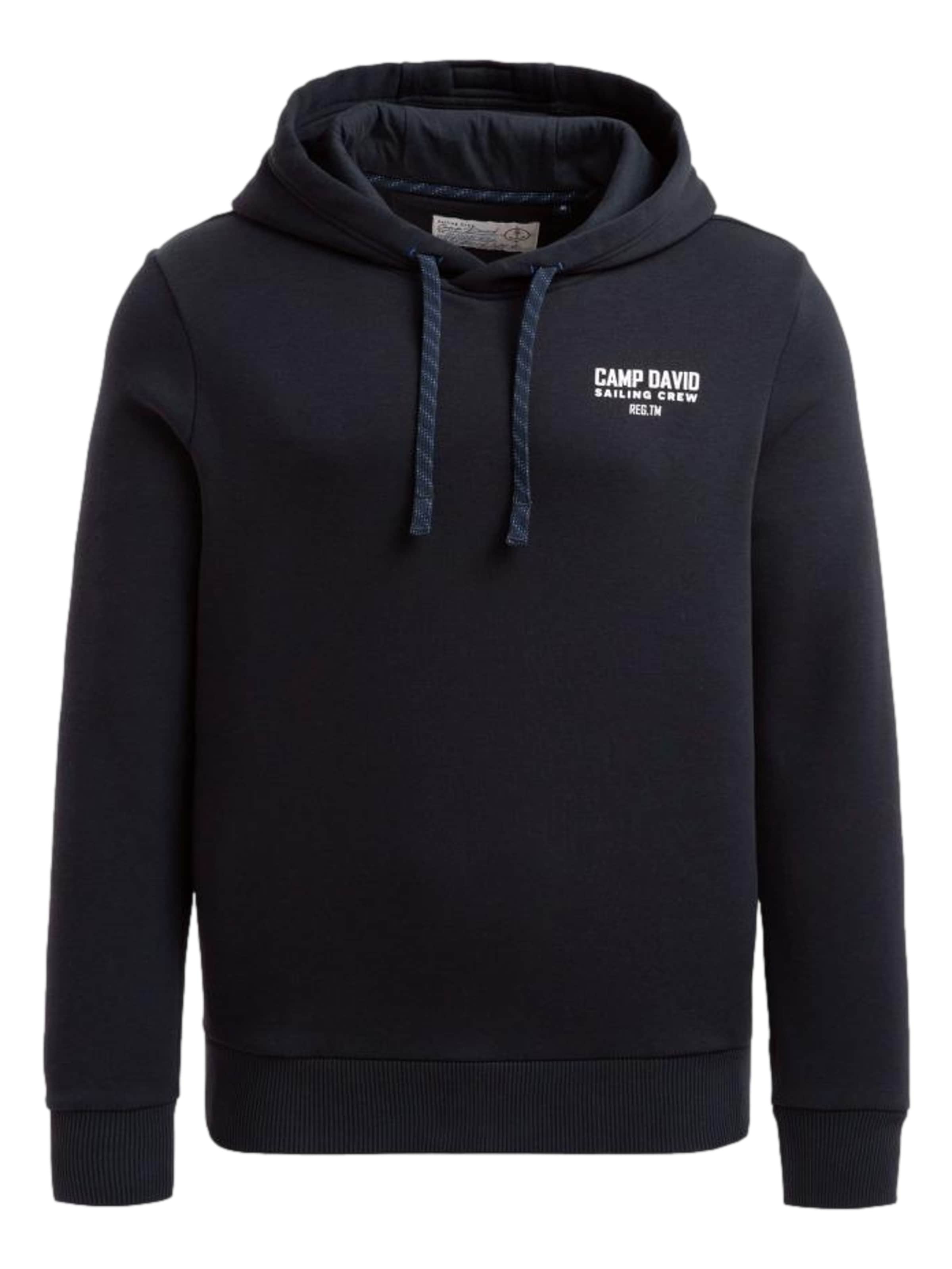 Felpa di CAMP DAVID in blu: frontale