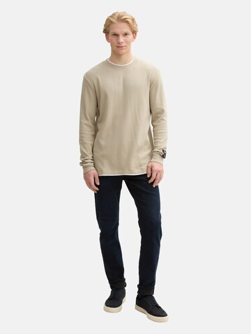 TOM TAILOR DENIM Tričko - Béžová