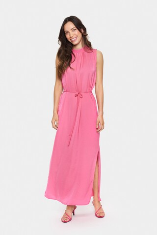 SAINT TROPEZ Jurk in Roze: voorkant