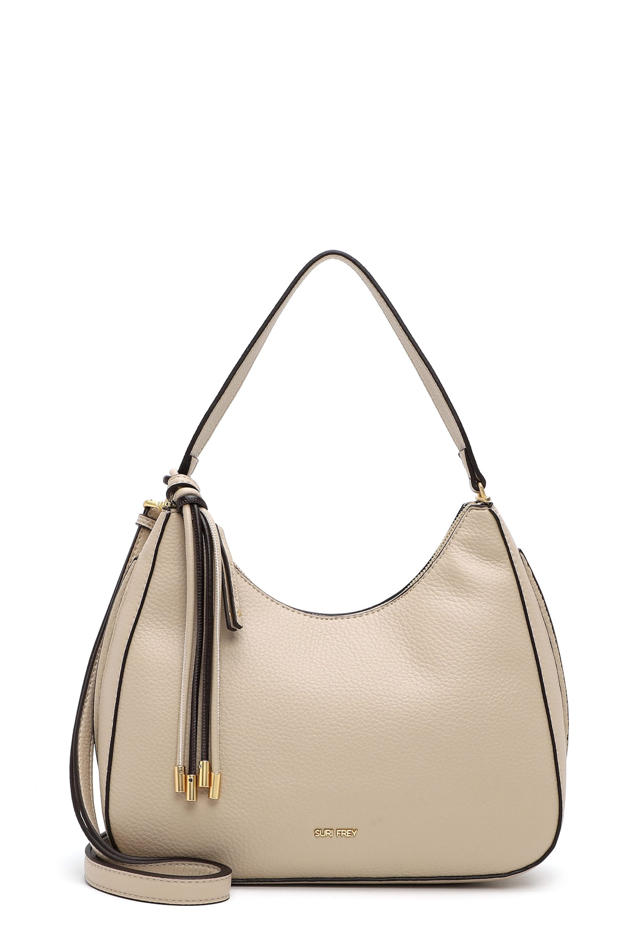 Borsa a sacco ' Judy ' di Suri Frey in beige: frontale