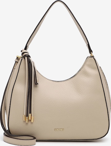 Borsa a sacco ' Judy ' di Suri Frey in beige: frontale