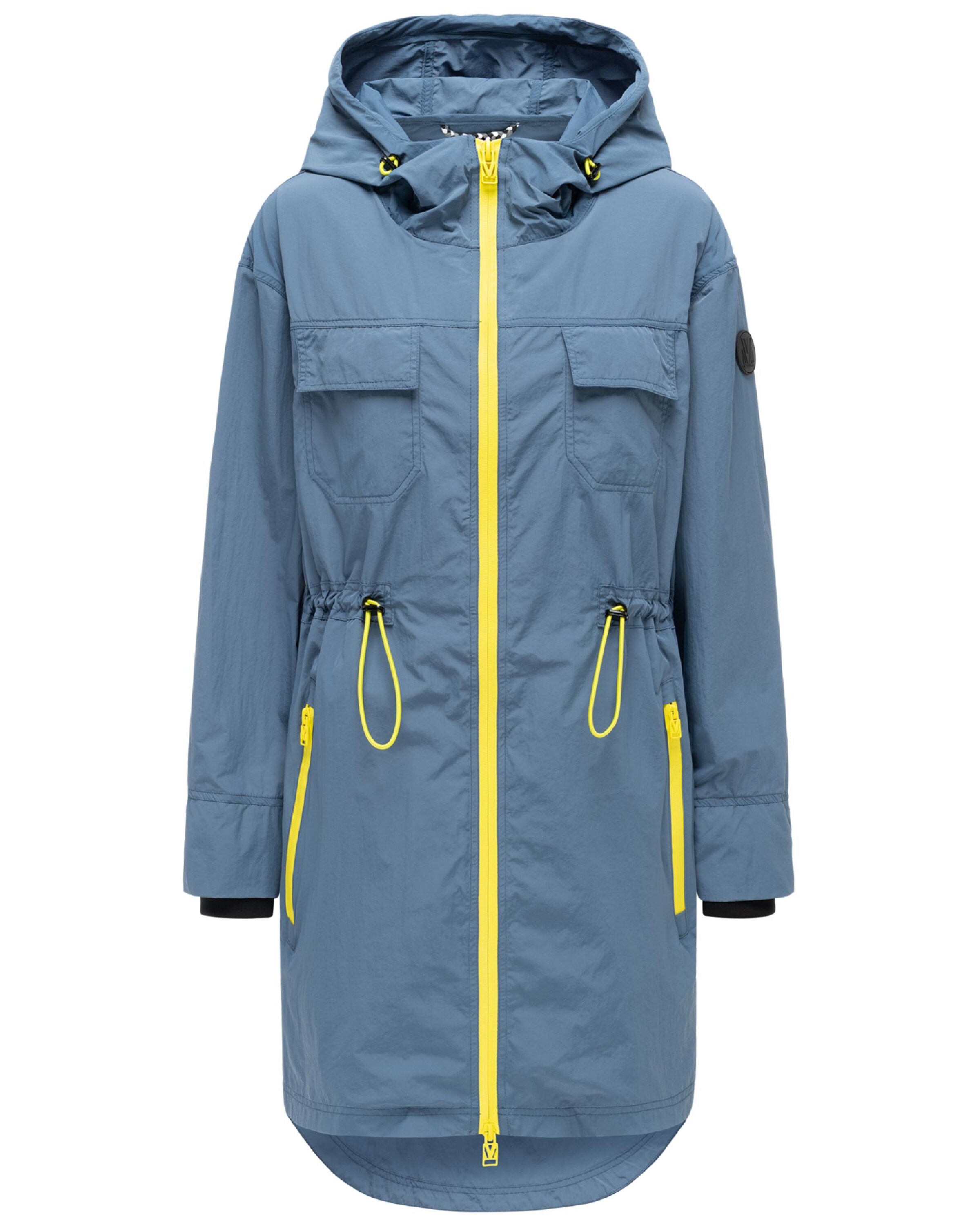 MARIKOO Tussenparka 'Trüffelbonbon' in Blauw: voorkant