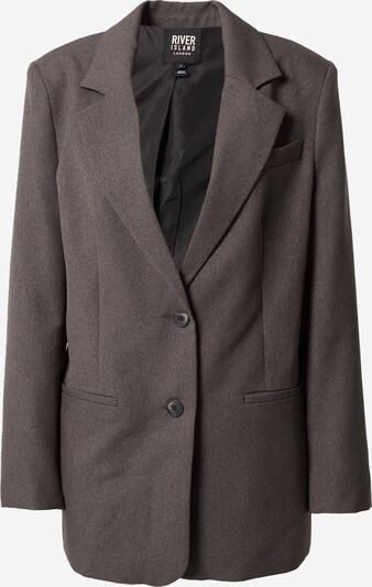 River Island Blazer 'MENSY' en gris chiné, Vue avec produit