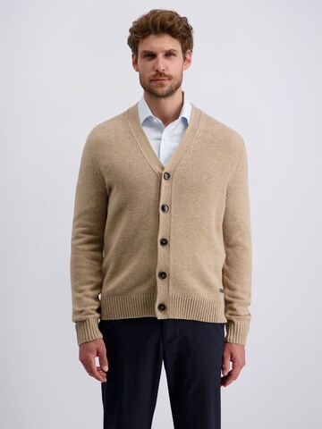 PIERRE CARDIN Knit cardigan in Beige: front