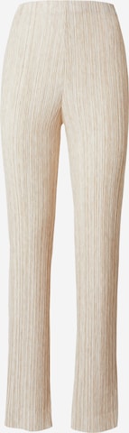 TOPSHOP Regular Broek in Beige: voorkant