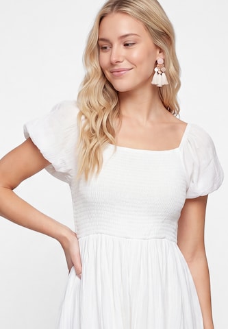 IZIA Summer Dress 'Boho' in White