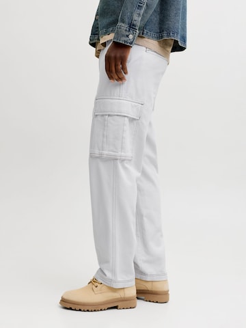 JACK & JONES regular Cargobukser i hvid